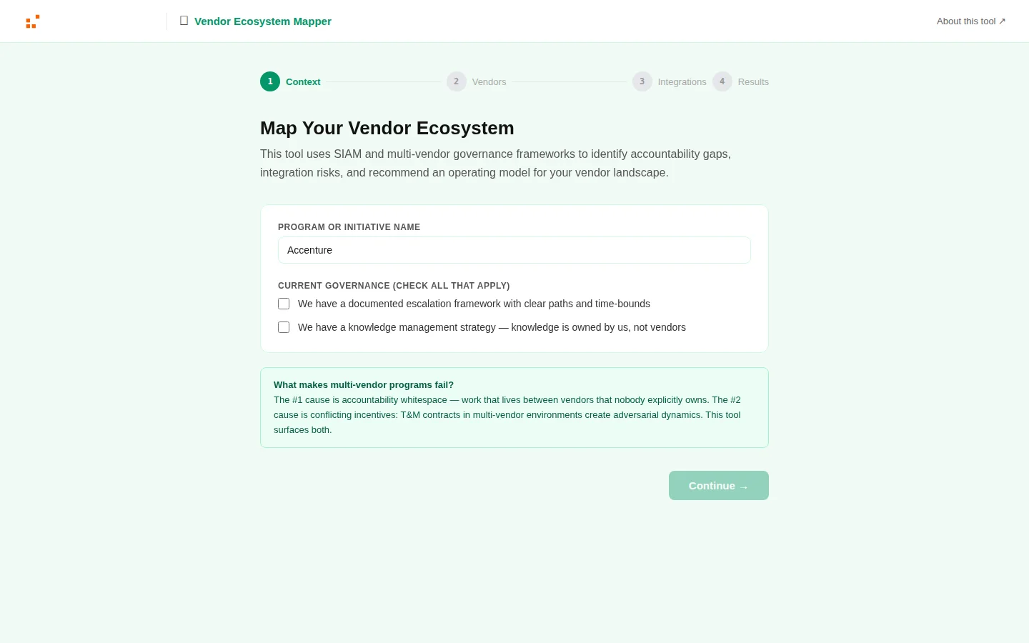 Vendor Ecosystem Mapper